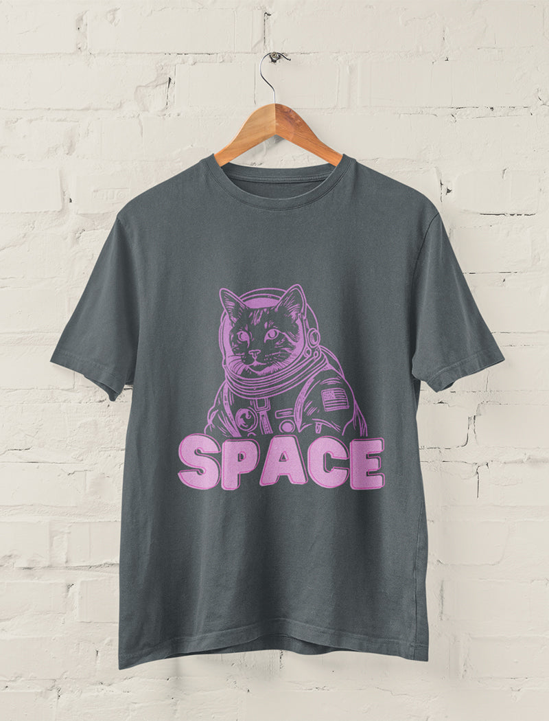 Astronaut Cat Space Tee