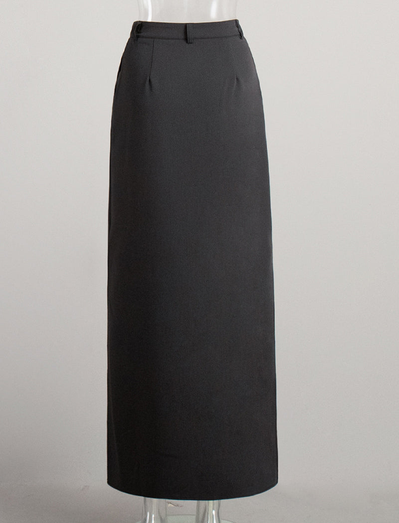 A-Line Slit Skirt