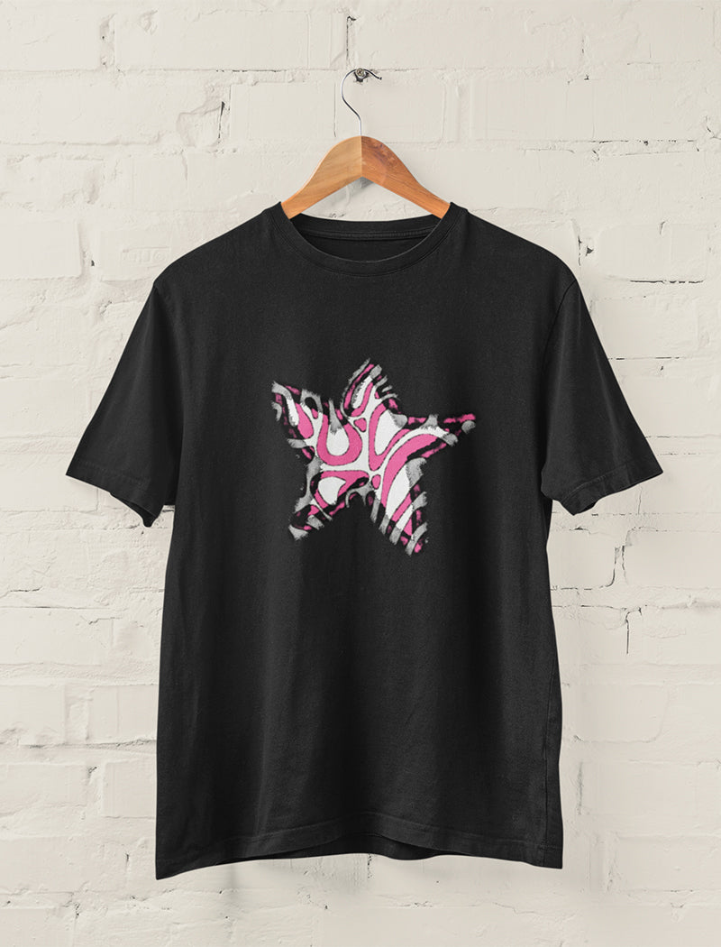 Abstract Star Graphic Tee