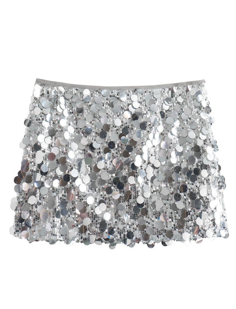 Sequin Mini Skirt