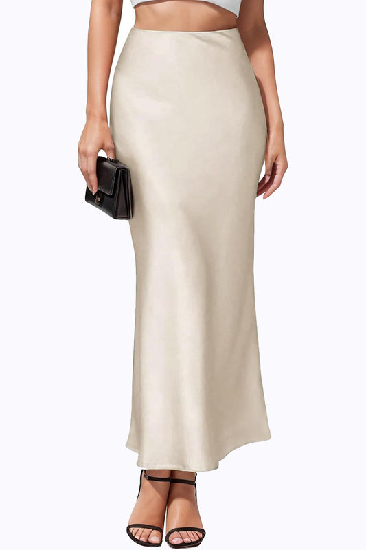 Satin Maxi Skirt