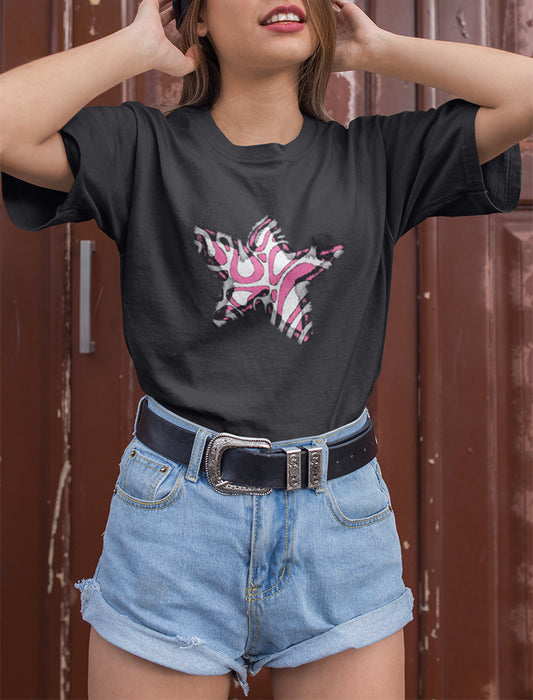 Abstract Star Graphic Tee