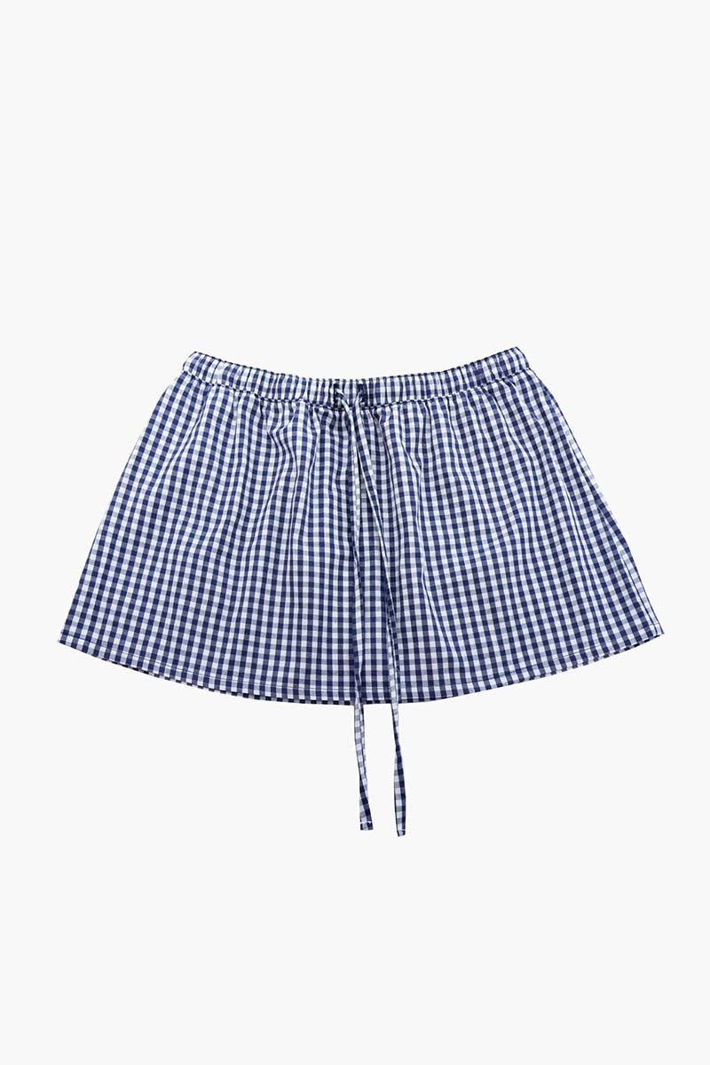 Plaid Casual Mini Skirt