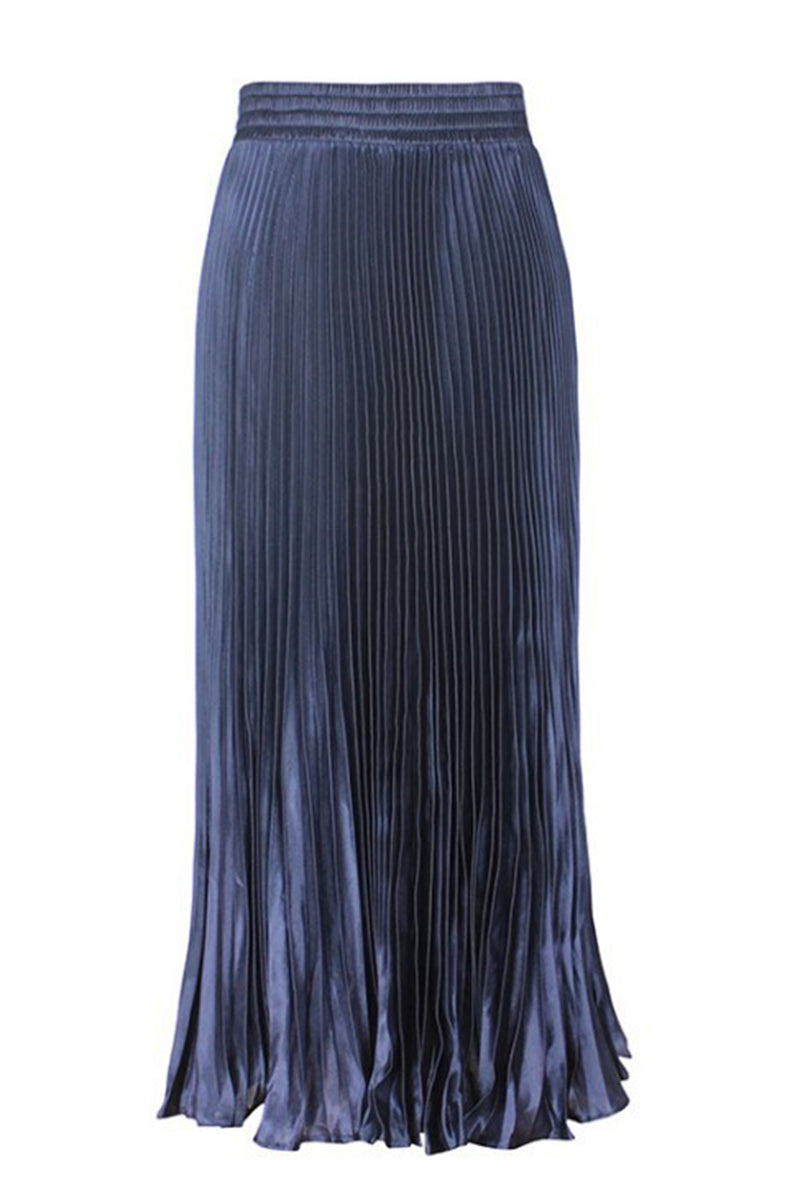 Pleated Midi Skirt