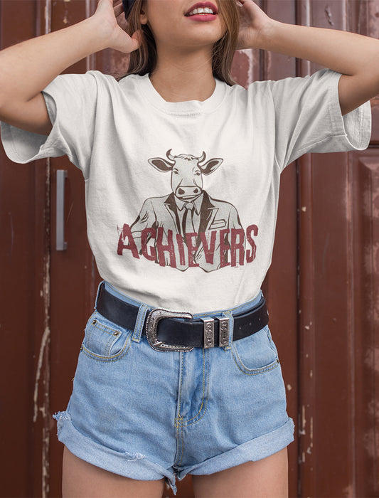 Achievers Cow Graphic Tee